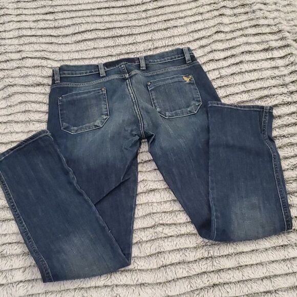 M.I.H. medium wash low rise slim leg jeans size 28 - Picture 5 of 9